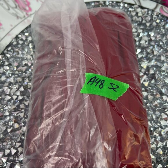 Belage one piece pants suit jumper vintage Elegant Red Long Sleeve Jumpsuit - Picture 15 of 15